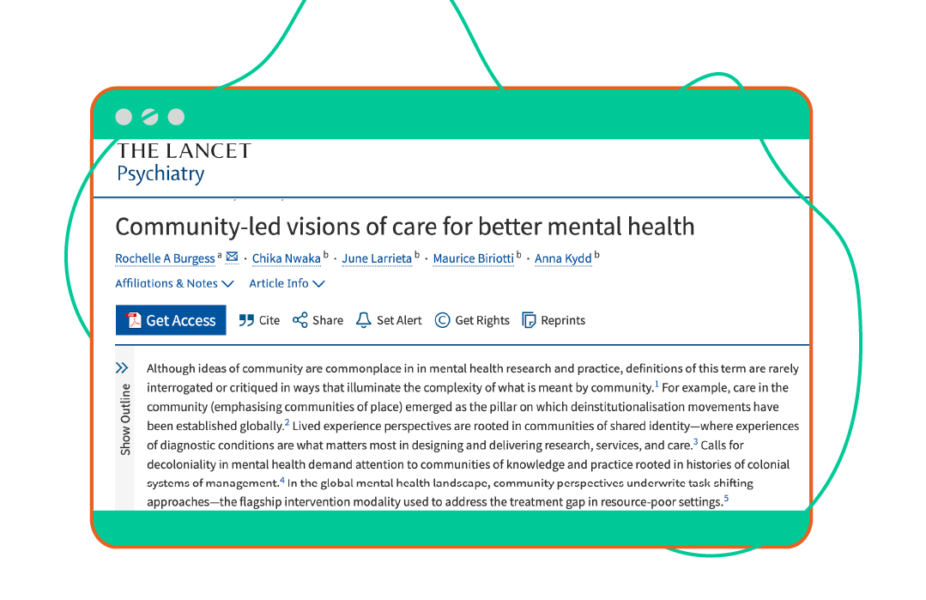 New in The Lancet Psychiatry: Community-led Visions of Care for Better Mental Health